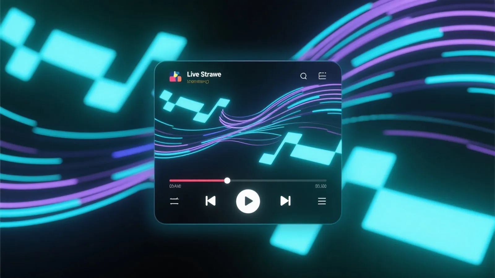 实时直播播放器占位图